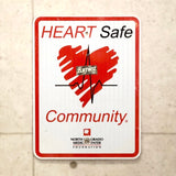 HEART Safe Community　ロードサイン　道路標識　トラフィックサイン　ストリート　ヴィンテージ