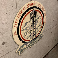 SMOKESTACK SERIES　BOULEVARD BREWING COMPANY　メタルバーサイン　エンボス加工　看板　パブサイン　ヴィンテージ