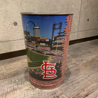 BUSCH STADIUM　MLB　ST. LOUIS CARDINALS　トラッシュ缶　ダクトボックス　ゴミ箱　バケツ　メタル　ヴィンテージ