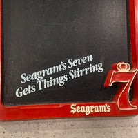 SEAGRAM'S 7 CROWN　ウイスキー　ブラックボード　黒板　メニュー表　1980年代　ヴィンテージ