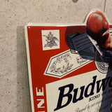 Budweiser　ボクシング　メタルサイン　看板　パブサイン　1996年　ヴィンテージ