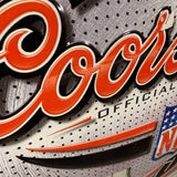 Coors Light　NFL　フットボール　メタルサイン　看板　パブサイン　2002年　ヴィンテージ