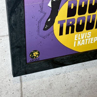 ポスター額装【Elvis Presley（エルヴィス・プレスリー）】1967年 映画『Double Trouble（ダブル・トラブル）』ヴィンテージ
