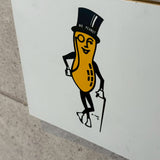 サインプレート【Mr.PEANUT(ミスターピーナッツ)】 The Planters Peanut Compan 看板 販促用 ヴィンテージ