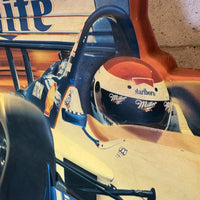 電飾看板【Miller Lite（ミラーライト）】 Team Penske インディカー レーシング サインライト 立体 ヴィンテージ