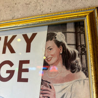 ポスター額装【Rocky Fudge (ロッキー・ファッジ)】アイスクリーム アート 額装 ゴールドフレーム ヴィンテージ