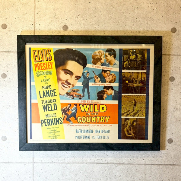 ポスター額装【Elvis Presley（エルヴィス・プレスリー）】映画『Wild in the Country』1961 ヴィンテージ