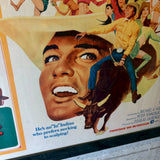 ポスター額装【ELVIS PRESLEY（エルヴィス・プレスリー）】映画『Stay Away, Joe』1968 ヴィンテージ