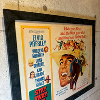 ポスター額装【ELVIS PRESLEY（エルヴィス・プレスリー）】映画『Stay Away, Joe』1968 ヴィンテージ