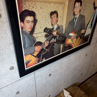 ポスター額装【THE BEATLES（ザ・ビートルズ）】初期ショット アートフォト ヴィンテージ