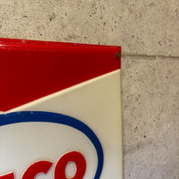 ガスポンププレート　【enco】　プラスチック製　サインプレート　ヴィンテージ看板