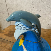 貯金箱【M&M’s（エムアンドエムズ）】Wild Adventures Endangered Wildlife Coin Bank「Pan Tropical Spotted Dolphin」 ※箱なし ヴィンテージ