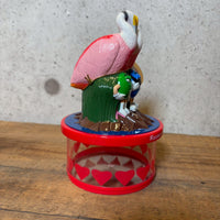 貯金箱【M&M’s（エムアンドエムズ）】Wild Adventures Endangered Wildlife Coin Bank「Roseate Spoonbills（ローズアトヘラサギ）」 ヴィンテージ