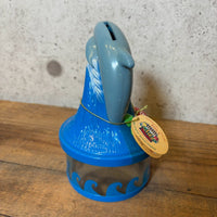 貯金箱【M&M’s（エムアンドエムズ）】Wild Adventures Endangered Wildlife Coin Bank「Pan Tropical Spotted Dolphin」 ※箱なし ヴィンテージ
