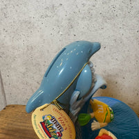 貯金箱【M&M’s（エムアンドエムズ）】Wild Adventures Endangered Wildlife Coin Bank「Pan Tropical Spotted Dolphin」 ヴィンテージ