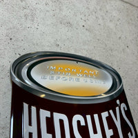 エンボスメタルサイン【HERSHEY'S(ハーシーズ)】TIN　ブリキ看板　サインプレート　エンボス加工　ヴィンテージ