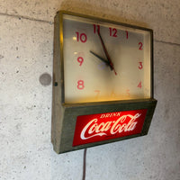 ヴィンテージライトクロック【Coca-Cola(コカ・コーラ)】時計 SYNCHRON ヴィンテージ