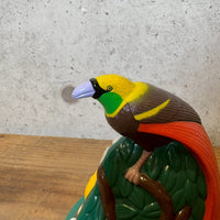 貯金箱【M&M’s（エムアンドエムズ）】Wild Adventures Endangered Wildlife Coin Bank「Bird of Paradise」 ヴィンテージ