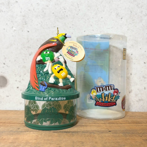 貯金箱【M&M’s（エムアンドエムズ）】Wild Adventures Endangered Wildlife Coin Bank「Bird of Paradise」 ヴィンテージ