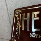 エンボスメタルサイン【HERSHEY'S(ハーシーズ)】BAR TIN　ブリキ看板　サインプレート　エンボス加工　ヴィンテージ