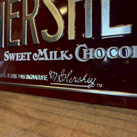 エンボスメタルサイン【HERSHEY'S(ハーシーズ)】BAR TIN　ブリキ看板　サインプレート　エンボス加工　ヴィンテージ