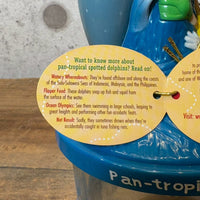 貯金箱【M&M’s（エムアンドエムズ）】Wild Adventures Endangered Wildlife Coin Bank「Pan Tropical Spotted Dolphin」 ※箱なし ヴィンテージ