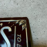 エンボスメタルサイン【HERSHEY'S(ハーシーズ)】BAR TIN　ブリキ看板　サインプレート　エンボス加工　ヴィンテージ