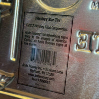エンボスメタルサイン【HERSHEY'S(ハーシーズ)】BAR TIN　ブリキ看板　サインプレート　エンボス加工　ヴィンテージ
