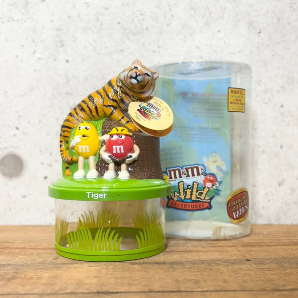 貯金箱【M&M’s（エムアンドエムズ）】Wild Adventures Endangered Wildlife Coin Bank「Tiger（トラ）」 ヴィンテージ