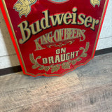 看板　【Budweiser KING OF BEERS】 ヴィンテージ サインボード