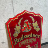 看板　【Budweiser KING OF BEERS】 ヴィンテージ サインボード
