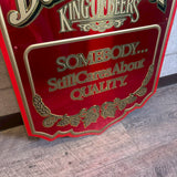 看板　【Budweiser SOMEBODY】 ヴィンテージ サインボード