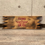 Wood Sign　ウッドサイン　ボード　看板　FLYING OIL CO　FLYING A　アソシエイテッド・オイル・カンパニー　ヴィンテージ