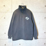 ヴィンテージ ハーフジップスウェット　【Harley-Davidson(Harley・ダヴィッドソン)】　ディーラーモデル　古着