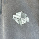 ヴィンテージ ハーフジップスウェット　【Harley-Davidson(Harley・ダヴィッドソン)】　ディーラーモデル　古着