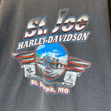 ヴィンテージ ハーフジップスウェット　【Harley-Davidson(Harley・ダヴィッドソン)】　ディーラーモデル　古着