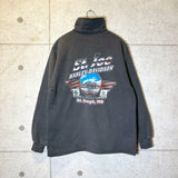 ヴィンテージ ハーフジップスウェット　【Harley-Davidson(Harley・ダヴィッドソン)】　ディーラーモデル　古着