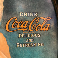 トレイ　Coca-Cola　コカ・コーラ　90年記念　ヴィクトリアン　丸型　ヴィンテージ