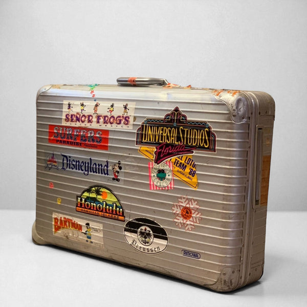 2輪 アルミ スーツケース【RIMOWA(リモワ)】Topas Classic　1990年代後半～2000年代初期　キャリーバーなし　非TSAダブルロック　ヴィンテージ