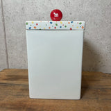 陶器キャンディキャニスター　【M&M's Danbury Mint】レッド　陶器製　ヴィンテージ