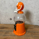 ディスペンサー 【M&M'S（エムアンドエムズ）】オレンジ　ガムボールマシンタイプ　アメトイ　インテリア　ヴィンテージ