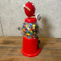 ディスペンサー 【M&M'S（エムアンドエムズ）】　レッド　ガムボールマシンタイプ　アメトイ　インテリア　ヴィンテージ