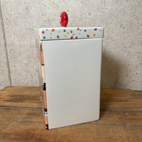 陶器キャンディキャニスター　【M&M's Danbury Mint】レッド　陶器製　ヴィンテージ
