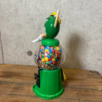 ディスペンサー 【M&M'S（エムアンドエムズ）】グリーン　ガムボールマシンタイプ　アメトイ　インテリア　ヴィンテージ