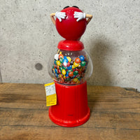 ディスペンサー 【M&M'S（エムアンドエムズ）】　レッド　ガムボールマシンタイプ　アメトイ　インテリア　ヴィンテージ