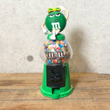 ディスペンサー 【M&M'S（エムアンドエムズ）】グリーン　ガムボールマシンタイプ　アメトイ　インテリア　ヴィンテージ