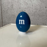 陶器キャンディキャニスター　【M&M's Danbury Mint】ブルー　陶器製　ヴィンテージ