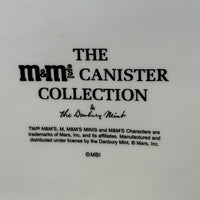 陶器キャンディキャニスター　【M&M's Danbury Mint】レッド　陶器製　ヴィンテージ