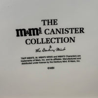 陶器キャンディキャニスター　【M&M's Danbury Mint】グリーン　陶器製　ヴィンテージ