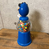 ディスペンサー 【M&M'S（エムアンドエムズ）】ブルー　ガムボールマシンタイプ　アメトイ　インテリア　ヴィンテージ
